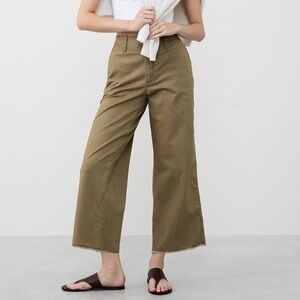 Banana Republic Wide-Leg High-Rise Cropped Chino